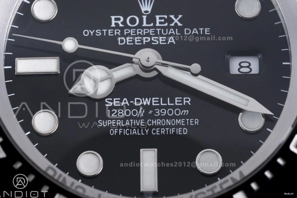 Sea-Dweller and Ceramic Bracelet Edition Best Case VR3235 904L 1:1 SS C+F 126660 Black 0329